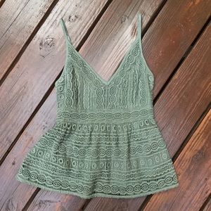 Abercrombie eyelet tank top